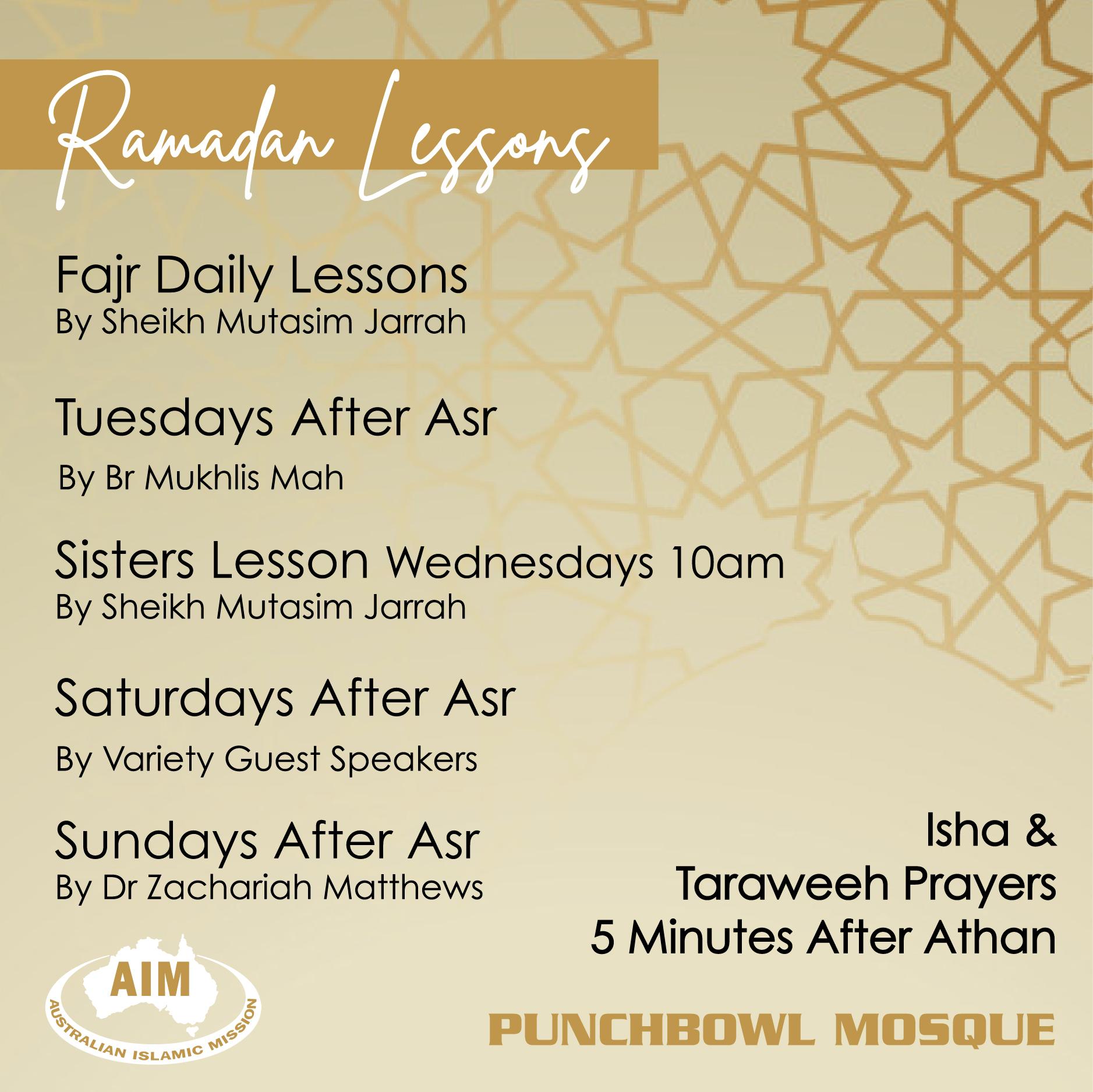 Flyer for Sisters Lesson Wednesdays
